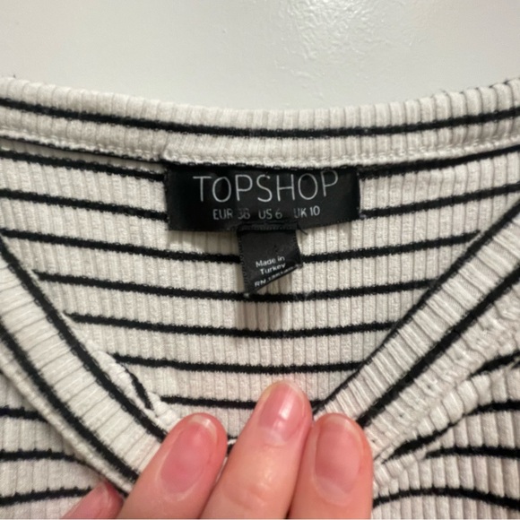 TopShop Striped Romper - Picture 4 of 5